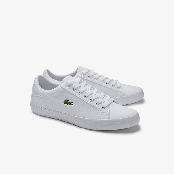 Lacoste Lerond Canvas Sneakers Pánské - Tenisky Bílé | CZ-cHouP9